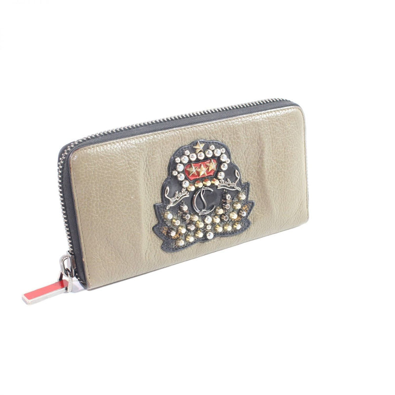 [Pre-owned] Christian Louboutin Christian Louboutin Men's Wallet Stazz Logo Panettone Round Flap Fastener 043