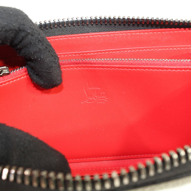 [Pre-owned] Christian Louboutin Christian Louboutin Men's Wallet Stazz Logo Panettone Round Flap Fastener 043