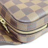 [Pre-owned]LOUIS VUITTON Louis Vuitton body bag/waist pouch GIERONIMOS Damier body bag/waist bag 100