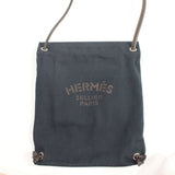 [Pre-owned]HERMES HERMES BACKPACK ALINE BAKUPATSUK KYANBAS Navy Brown 111