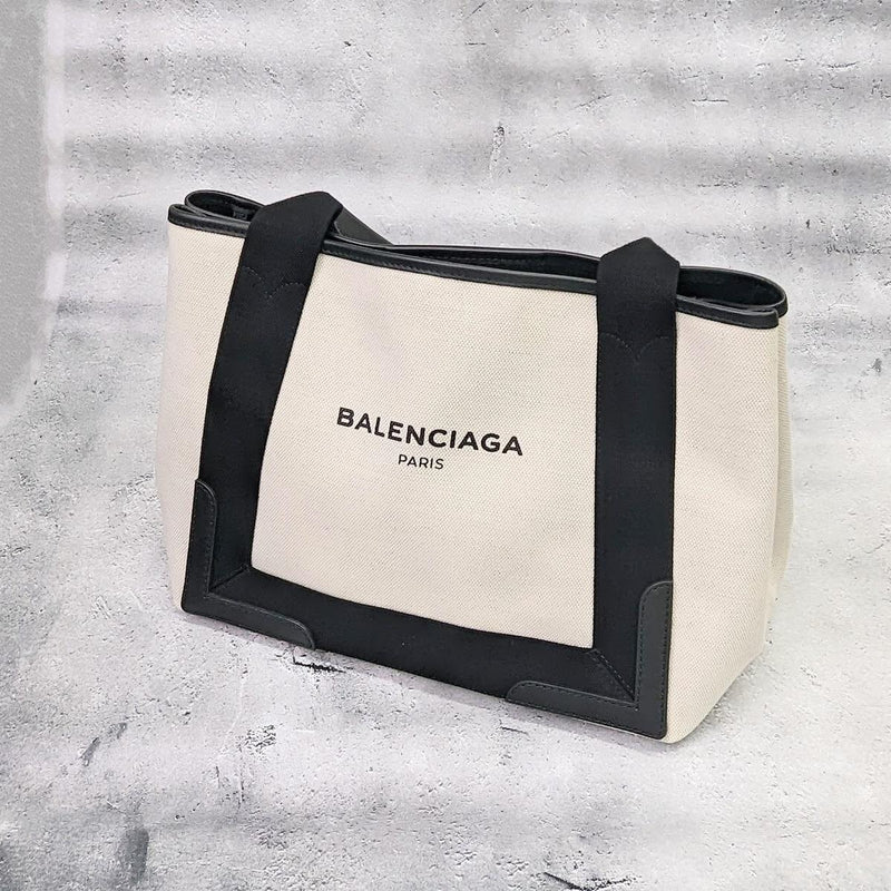 【中古】 BALENCIAGA バレンシアガ  コットンキャンバス トートバッグ ハンドバッグ  153