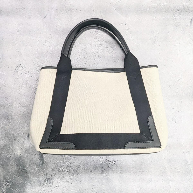 【中古】 BALENCIAGA バレンシアガ  コットンキャンバス トートバッグ ハンドバッグ  153