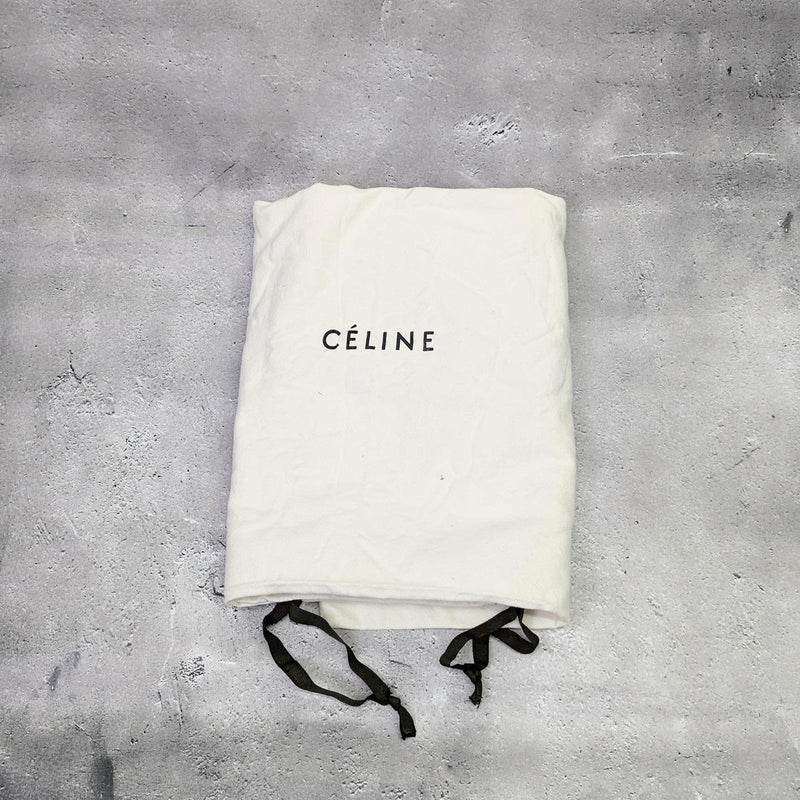 [Pre-owned] CELINE Celine tote bag Luggage micro leather suede 155