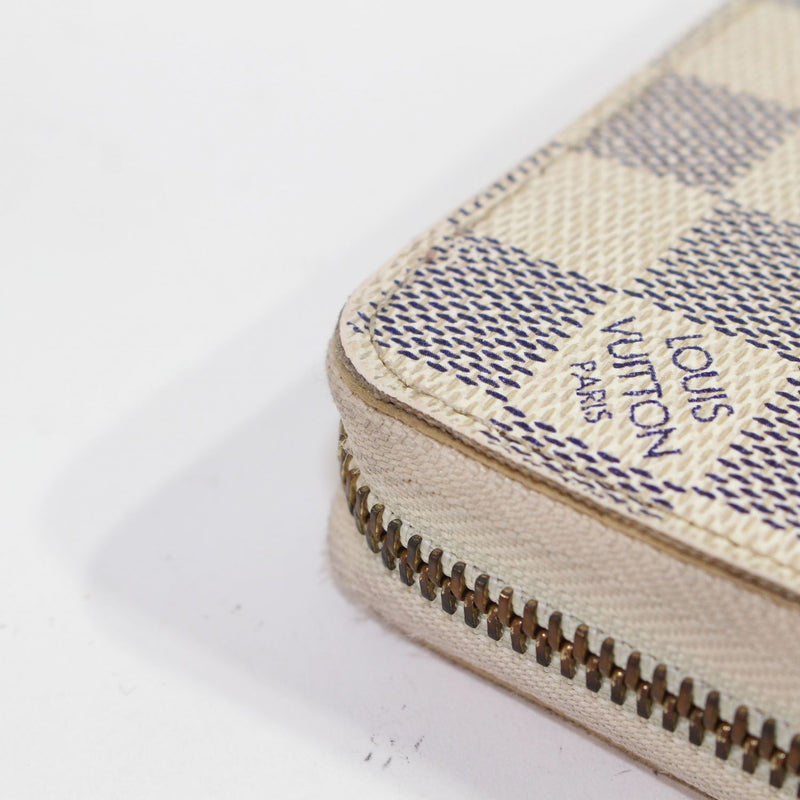 [二手] LOUIS VUITTON Zippy 钱包 男士钱包 Damier Azur N60019 长钱包 Damier Azur 老型号 182 