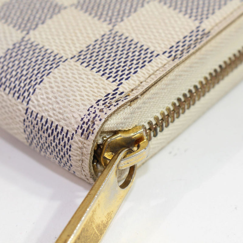 [二手] LOUIS VUITTON Zippy 钱包 男士钱包 Damier Azur N60019 长钱包 Damier Azur 老型号 182 