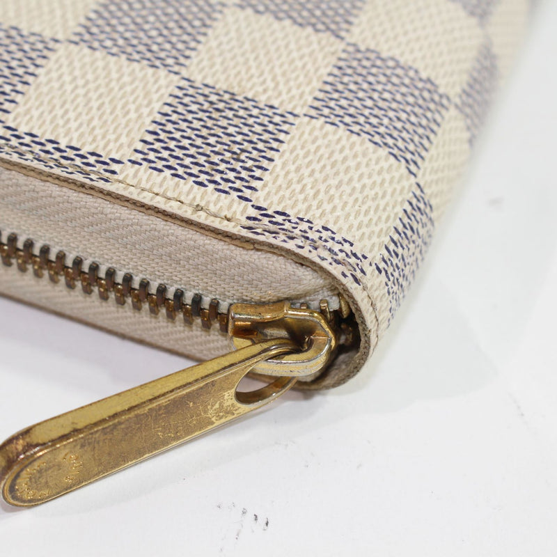 [二手] LOUIS VUITTON Zippy 钱包 男士钱包 Damier Azur N60019 长钱包 Damier Azur 老型号 182 