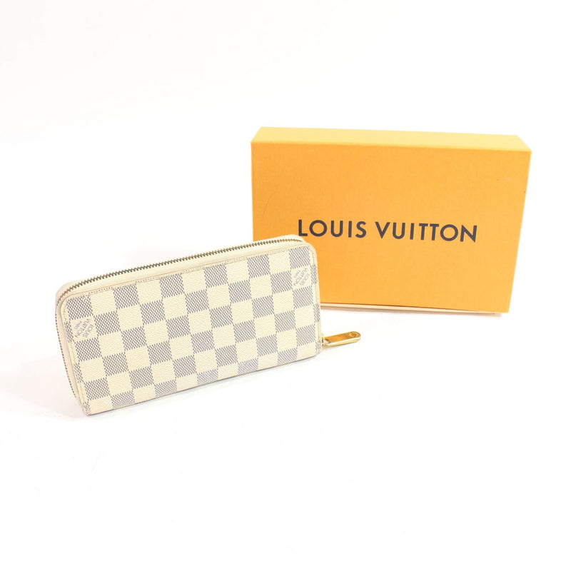 [二手] LOUIS VUITTON Zippy 钱包 男士钱包 Damier Azur N60019 长钱包 Damier Azur 老型号 182 