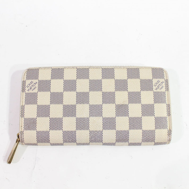 [二手] LOUIS VUITTON Zippy 钱包 男士钱包 Damier Azur N60019 长钱包 Damier Azur 老型号 182 