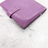 Baean compact chièvre □H purple silver hardware