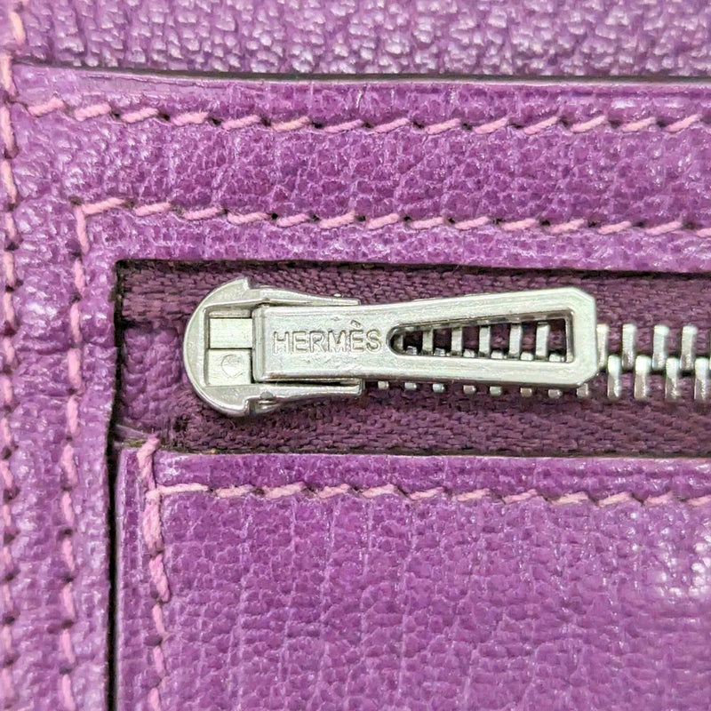 Baean compact chièvre □H purple silver hardware