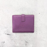 Baean compact chièvre □H purple silver hardware