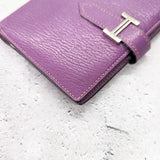 Baean compact chièvre □H purple silver hardware