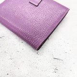 Baean compact chièvre □H purple silver hardware