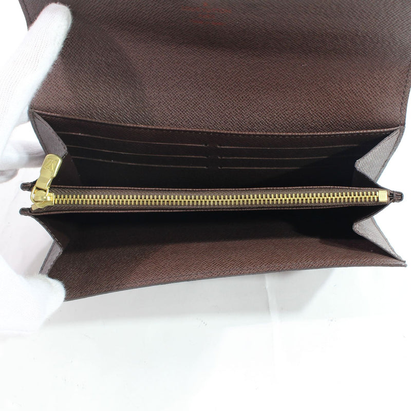 【中古】 LOUIS VUITTON ルイ・ヴィトン ポルトフォイユ･サラ レディース財布 ダミエ N61734 旧型 カードケース10枚 廃盤 216