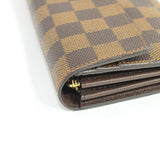 【中古】 LOUIS VUITTON ルイ・ヴィトン ポルトフォイユ･サラ レディース財布 ダミエ N61734 旧型 カードケース10枚 廃盤 216