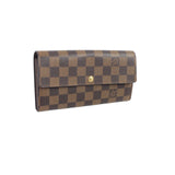 【中古】 LOUIS VUITTON ルイ・ヴィトン ポルトフォイユ･サラ レディース財布 ダミエ N61734 旧型 カードケース10枚 廃盤 216