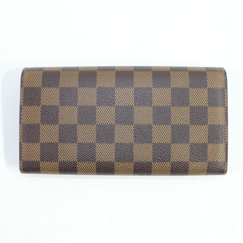 【中古】 LOUIS VUITTON ルイ・ヴィトン ポルトフォイユ･サラ レディース財布 ダミエ N61734 旧型 カードケース10枚 廃盤 216