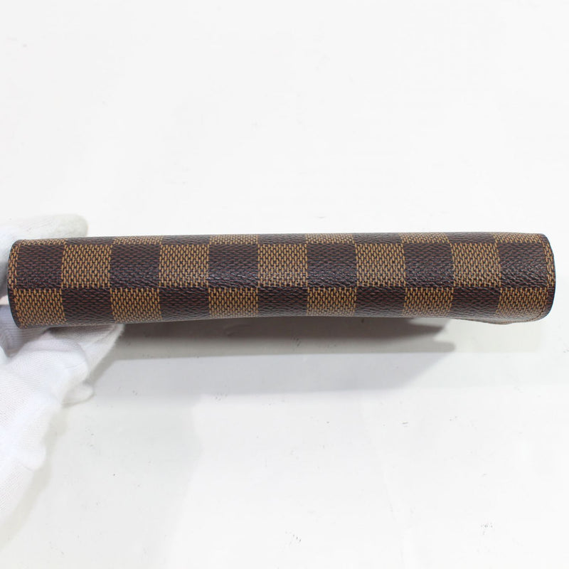 【中古】 LOUIS VUITTON ルイ・ヴィトン ポルトフォイユ･サラ レディース財布 ダミエ N61734 旧型 カードケース10枚 廃盤 216