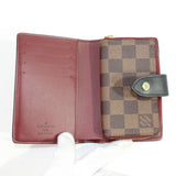 [Pre-owned] Louis Vuitton N60381 Porte Feuille Juliette Damier Ebène Bordeaux 217