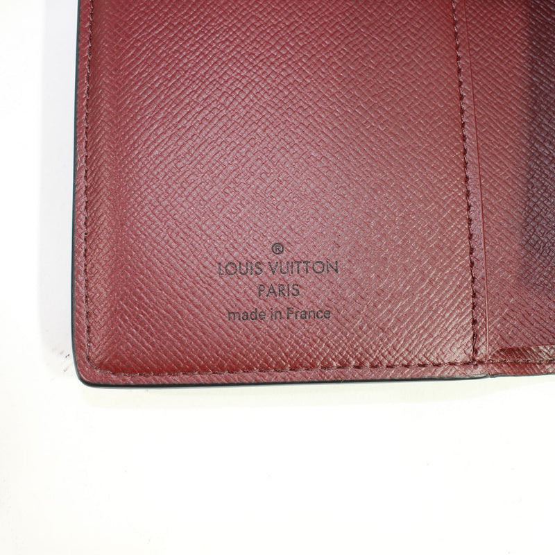 [Pre-owned] Louis Vuitton N60381 Porte Feuille Juliette Damier Ebène Bordeaux 217