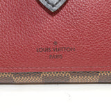 [Pre-owned] Louis Vuitton N60381 Porte Feuille Juliette Damier Ebène Bordeaux 217