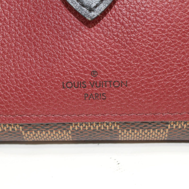 [Pre-owned] Louis Vuitton N60381 Porte Feuille Juliette Damier Ebène Bordeaux 217