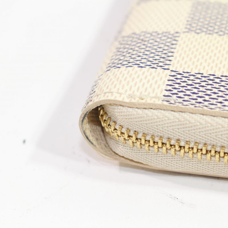 [二手] LOUIS VUITTON 零钱包 女士钱包 Damier Azur N63069 Zippy 零钱包 绝版 219 