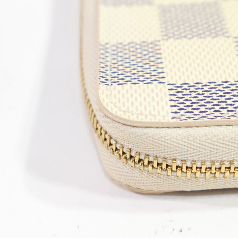 [二手] LOUIS VUITTON 零钱包 女士钱包 Damier Azur N63069 Zippy 零钱包 绝版 219 