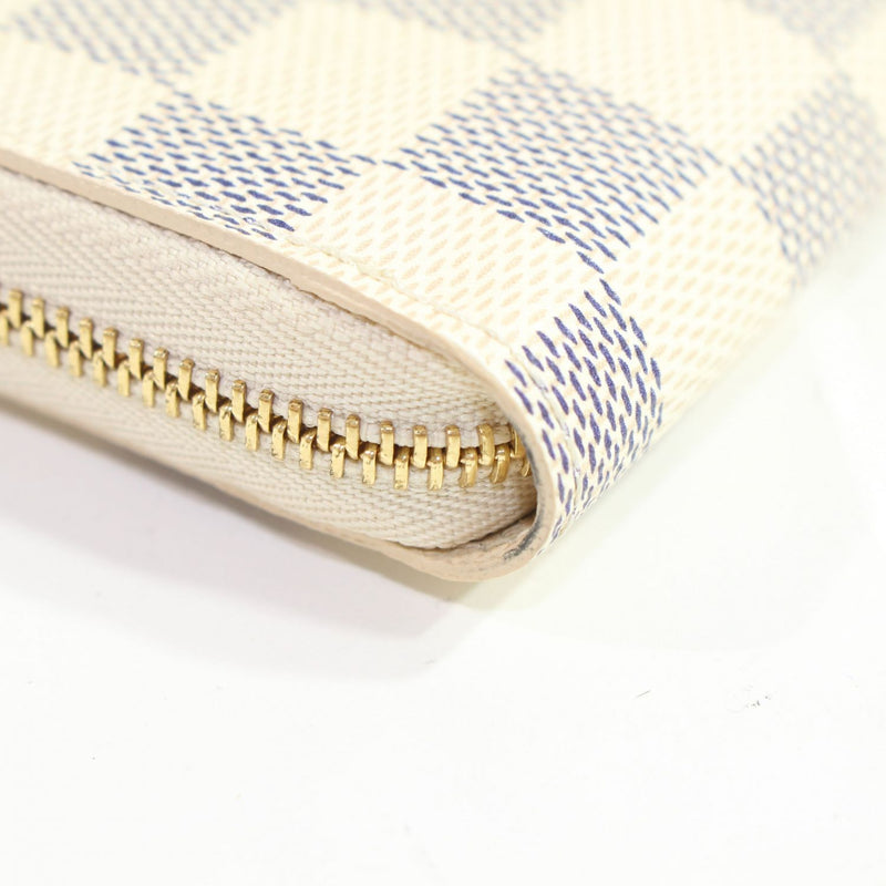 [二手] LOUIS VUITTON 零钱包 女士钱包 Damier Azur N63069 Zippy 零钱包 绝版 219 