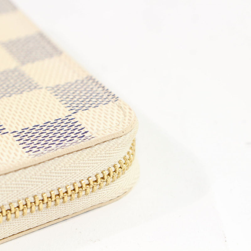 [二手] LOUIS VUITTON 零钱包 女士钱包 Damier Azur N63069 Zippy 零钱包 绝版 219 