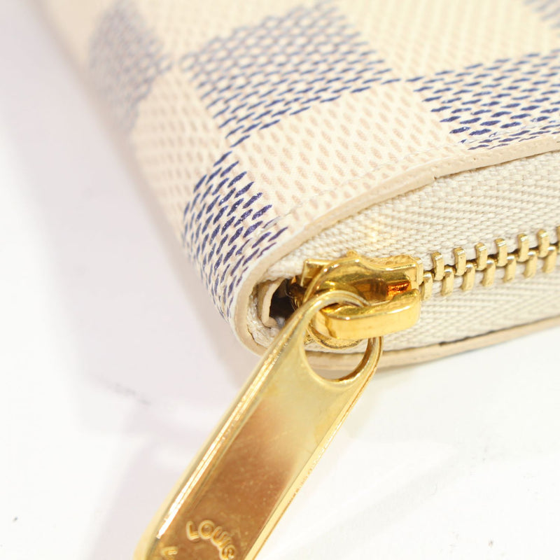 [二手] LOUIS VUITTON 零钱包 女士钱包 Damier Azur N63069 Zippy 零钱包 绝版 219 