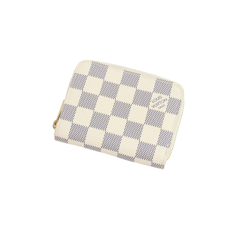 [二手] LOUIS VUITTON 零钱包 女士钱包 Damier Azur N63069 Zippy 零钱包 绝版 219 