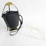 【中古】 Chloe クロエ chloé sense バケットバッグ ブラック 412