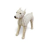 [Pre-owned]  MCM Emcee Miscellaneous Lovelace Gilded Prime Dog Doll White 517