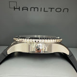 【新品】Hamilton ハミルトン  メンズ腕時計  H82515330 カーキ ネイビー スキユーバ自動巻き SS/ラバー 529 EF