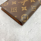 [Pre-owned] LOUIS VUITTON Louis Vuitton Porte Feuille Brazza Women's Wallet Monogram Long Wallet, Brown 573