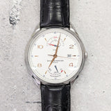 【中古】 BAUME & MERCIER BAUME & MERCIER クリフトン メンズ腕時計  M0A10421 パワーリザーブ　GMT　自動巻き 508