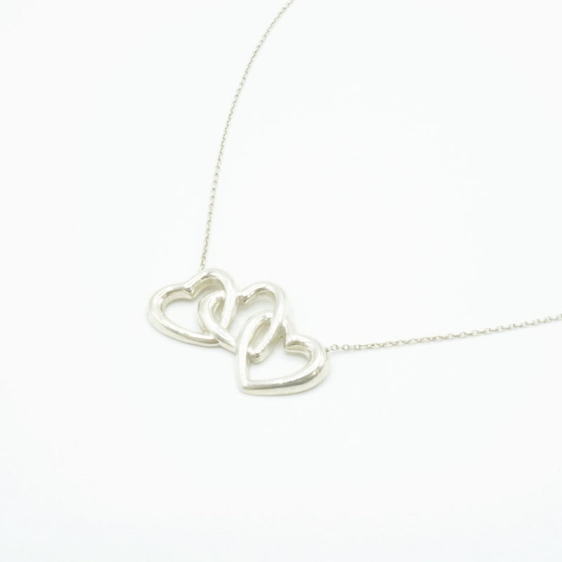 [Pre-owned]  Tiffany & Co. Tiffany & Co. necklace pendant triple heart silver Ag925 686