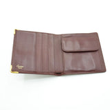 [Pre-owned] Cattier Cattier Men's Wallet Must Bifold Bordeaux Calf Unisex Small Item 707