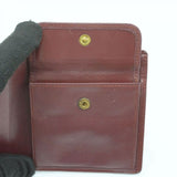 [Pre-owned] Cattier Cattier Men's Wallet Must Bifold Bordeaux Calf Unisex Small Item 707