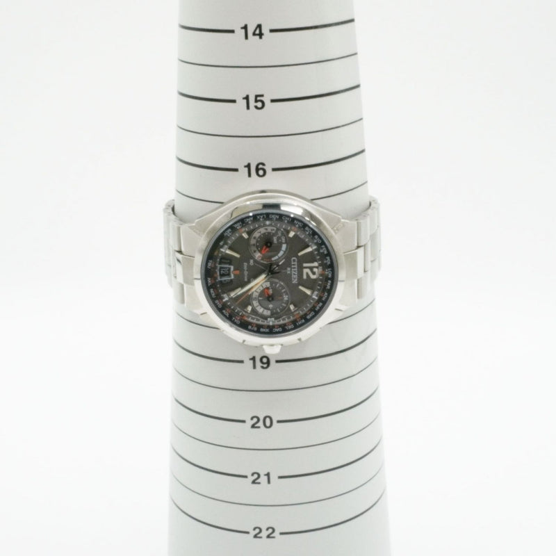 [Pre-owned]Citizen Citizen set Eco-Drive radio-controlled watch Satellite Wave CC1090-61E 687