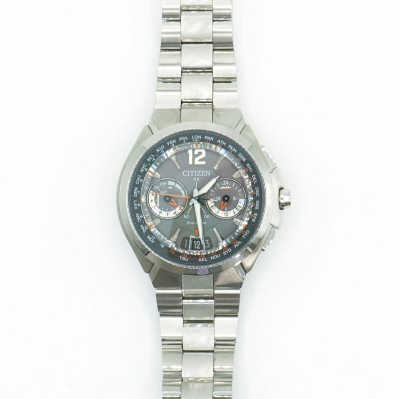 [二手] Citizen 西铁城 Set Eco Drive 电波手表 卫星电波 CC1090-61E 687 