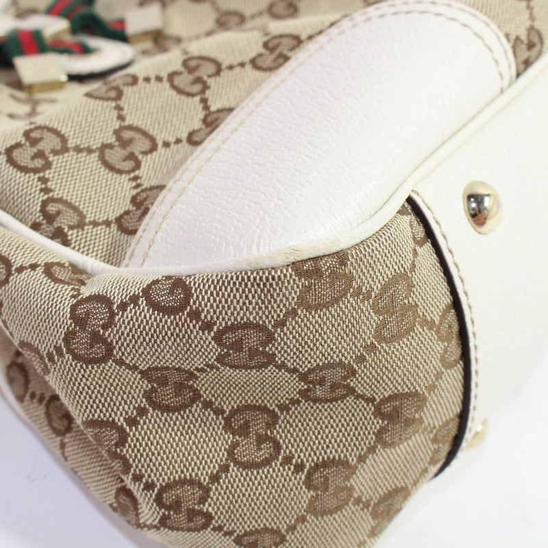 【中古】 GUCCI グッチ  トートバッグ GGキャンバス  GGキヤンバス 163805 シエリー ブラウン 233