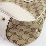 [Pre-owned] GUCCI Gucci Tote Bag GG Canvas GG Kyambas 163805 Sierry Brown 233