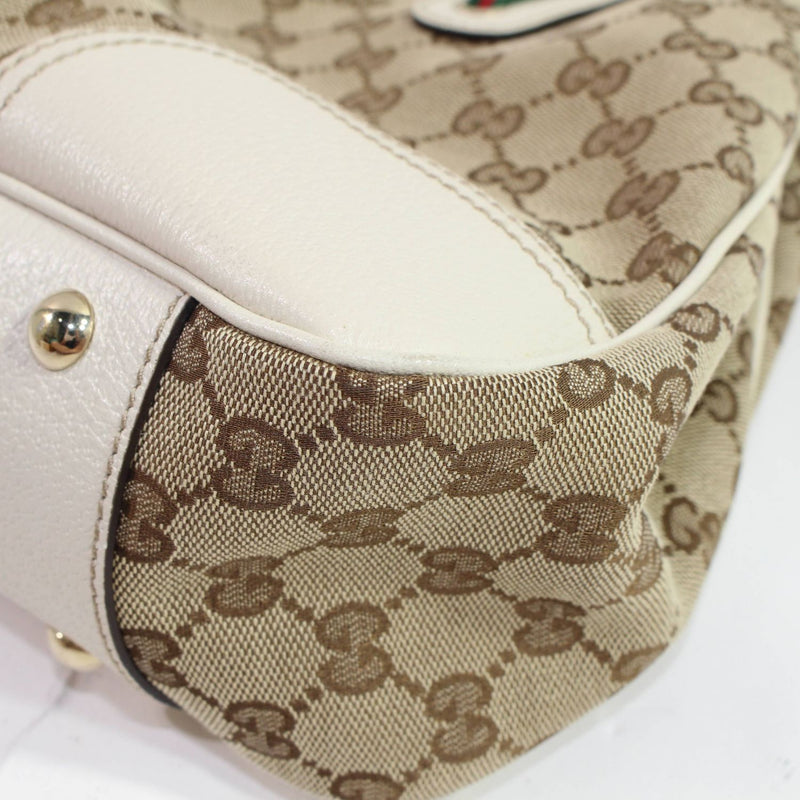 【中古】 GUCCI グッチ  トートバッグ GGキャンバス  GGキヤンバス 163805 シエリー ブラウン 233