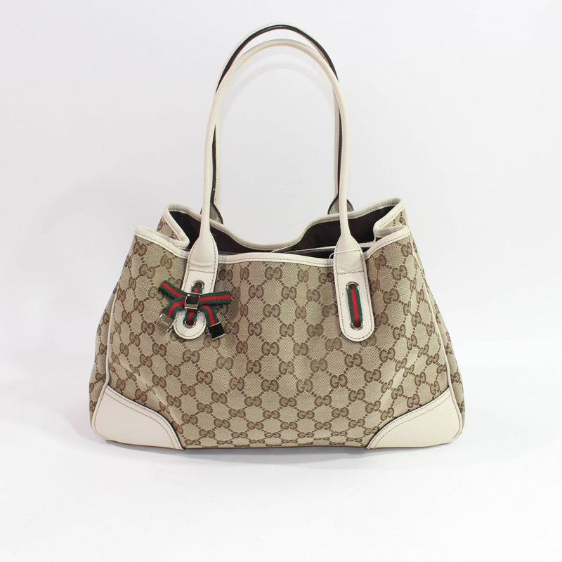 [Pre-owned] GUCCI Gucci Tote Bag GG Canvas GG Kyambas 163805 Sierry Brown 233