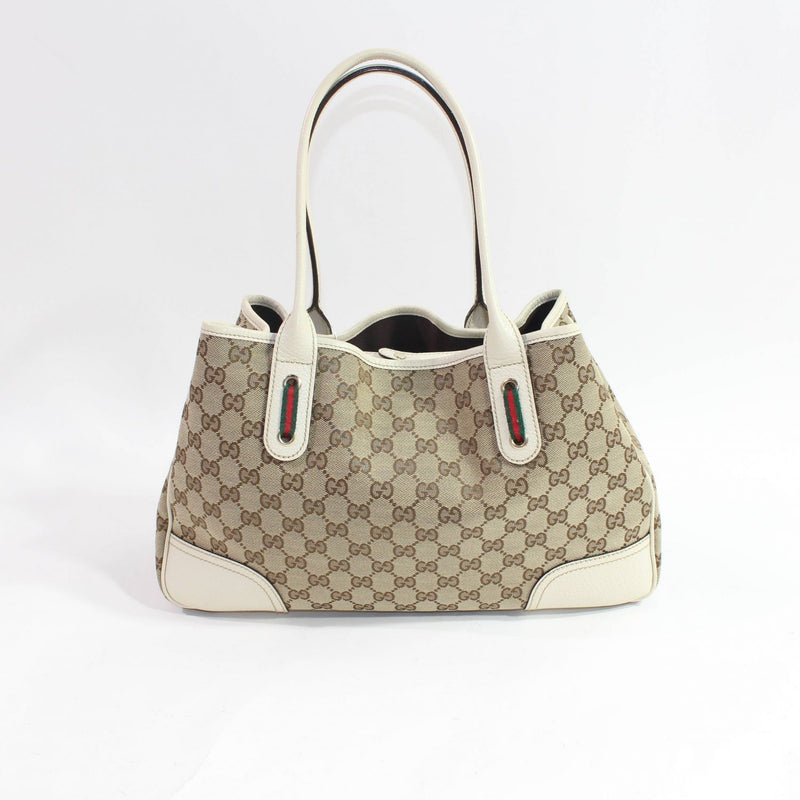 [Pre-owned] GUCCI Gucci Tote Bag GG Canvas GG Kyambas 163805 Sierry Brown 233