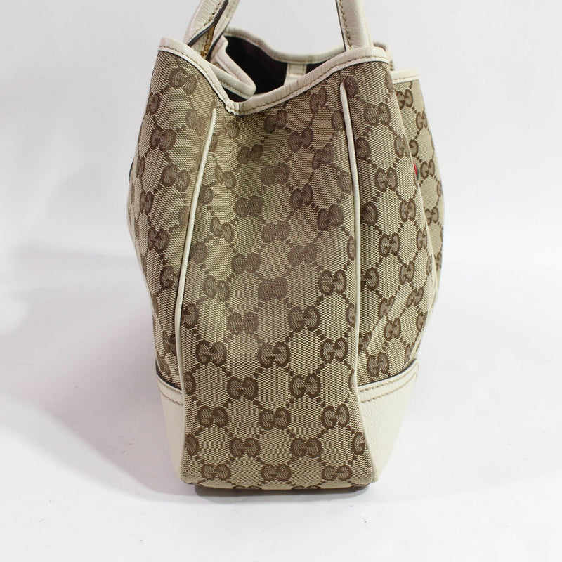 [Pre-owned] GUCCI Gucci Tote Bag GG Canvas GG Kyambas 163805 Sierry Brown 233