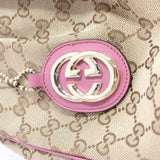 [Pre-owned] GUCCI Gucci Tote Bag GG Canvas Ladies Sookie GG Kyambas Bageille x Pink 234