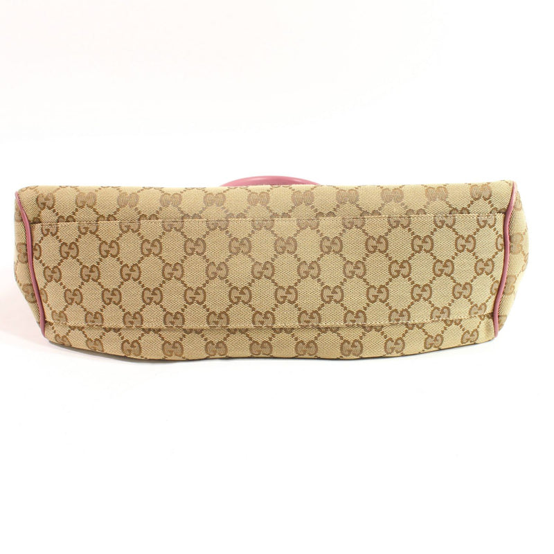 [Pre-owned] GUCCI Gucci Tote Bag GG Canvas Ladies Sookie GG Kyambas Bageille x Pink 234